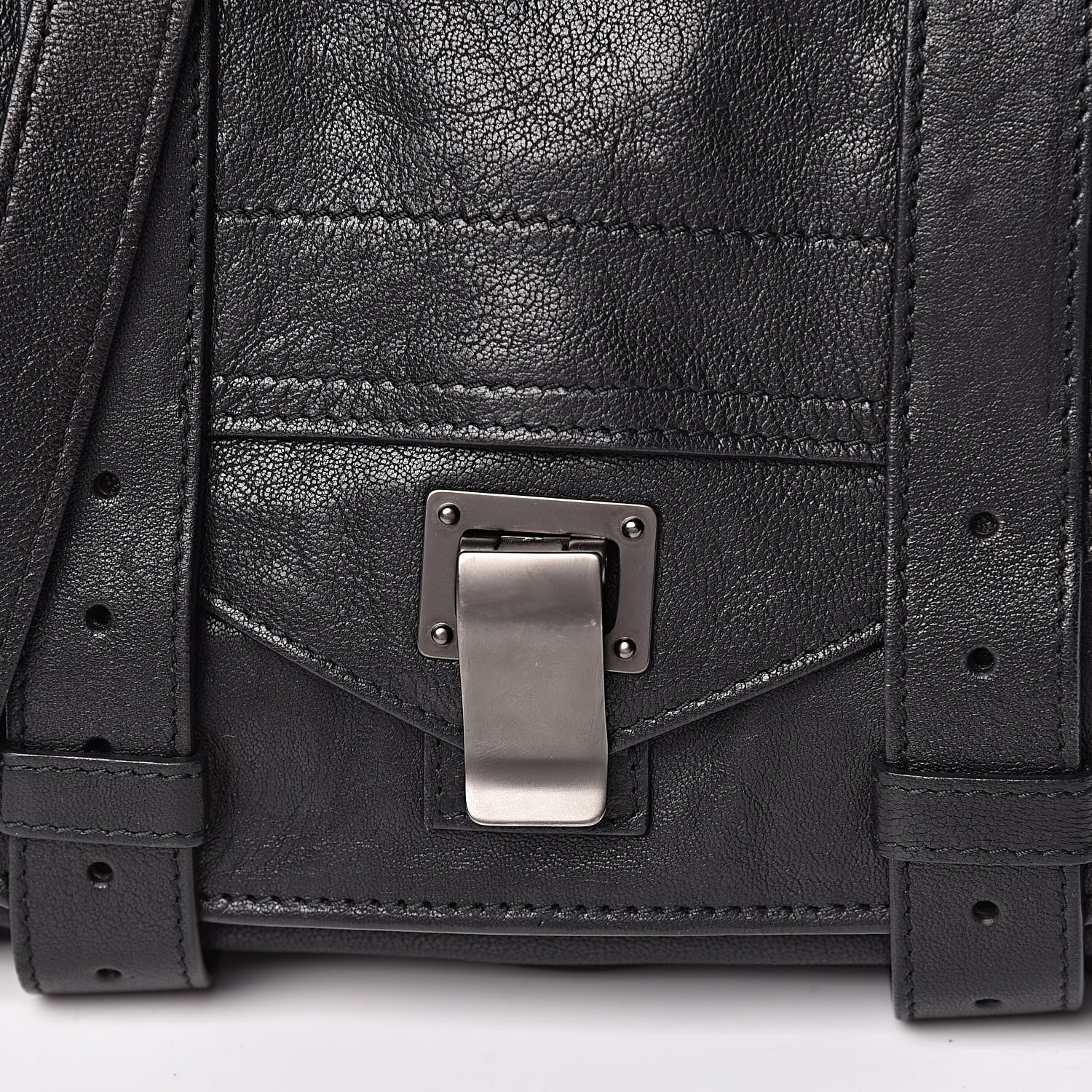 Proenza Schouler Lambskin PS1 Mini Pouch Messenger Black 11 of 11