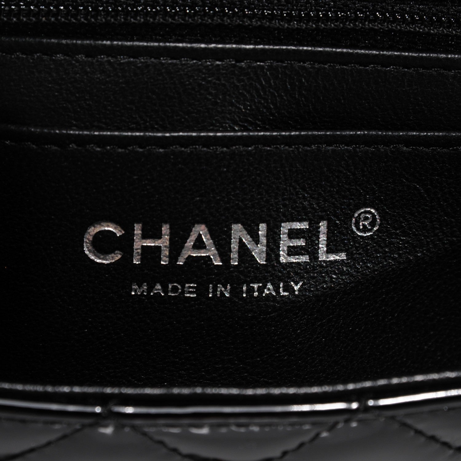 Chanel Patent Calfskin Quilted Mini Rectangular Flap Black 7 of 8