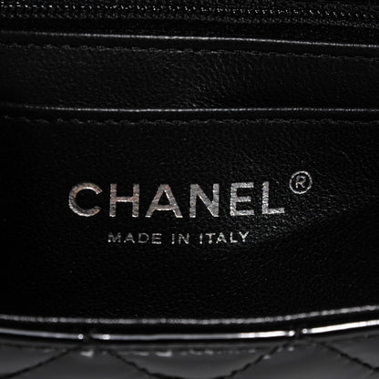 Chanel Patent Calfskin Quilted Mini Rectangular Flap Black 7 of 8