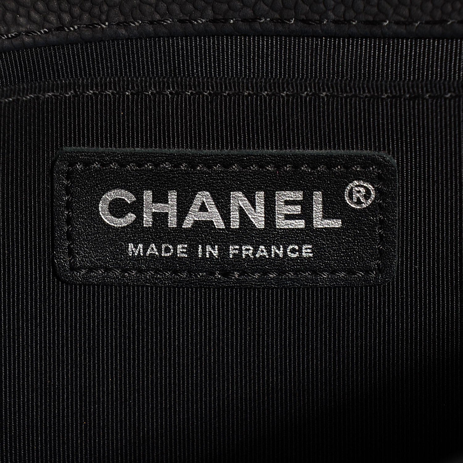 Chanel Iridescent Caviar Quilted Medium Boy Flap Black 6 of 7