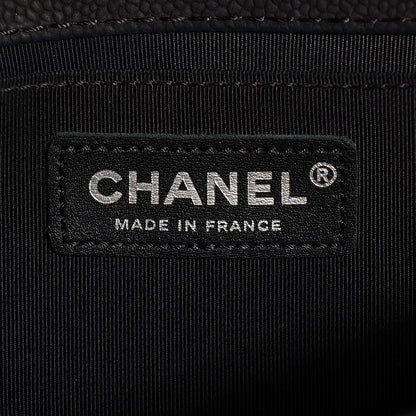 Chanel Iridescent Caviar Quilted Medium Boy Flap Black 6 of 7