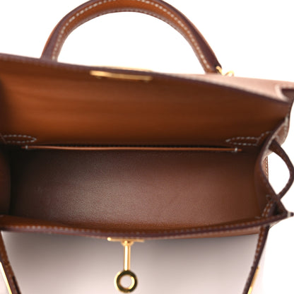 Hermes Epsom Mini Kelly Sellier 20 Gold 6 of 10