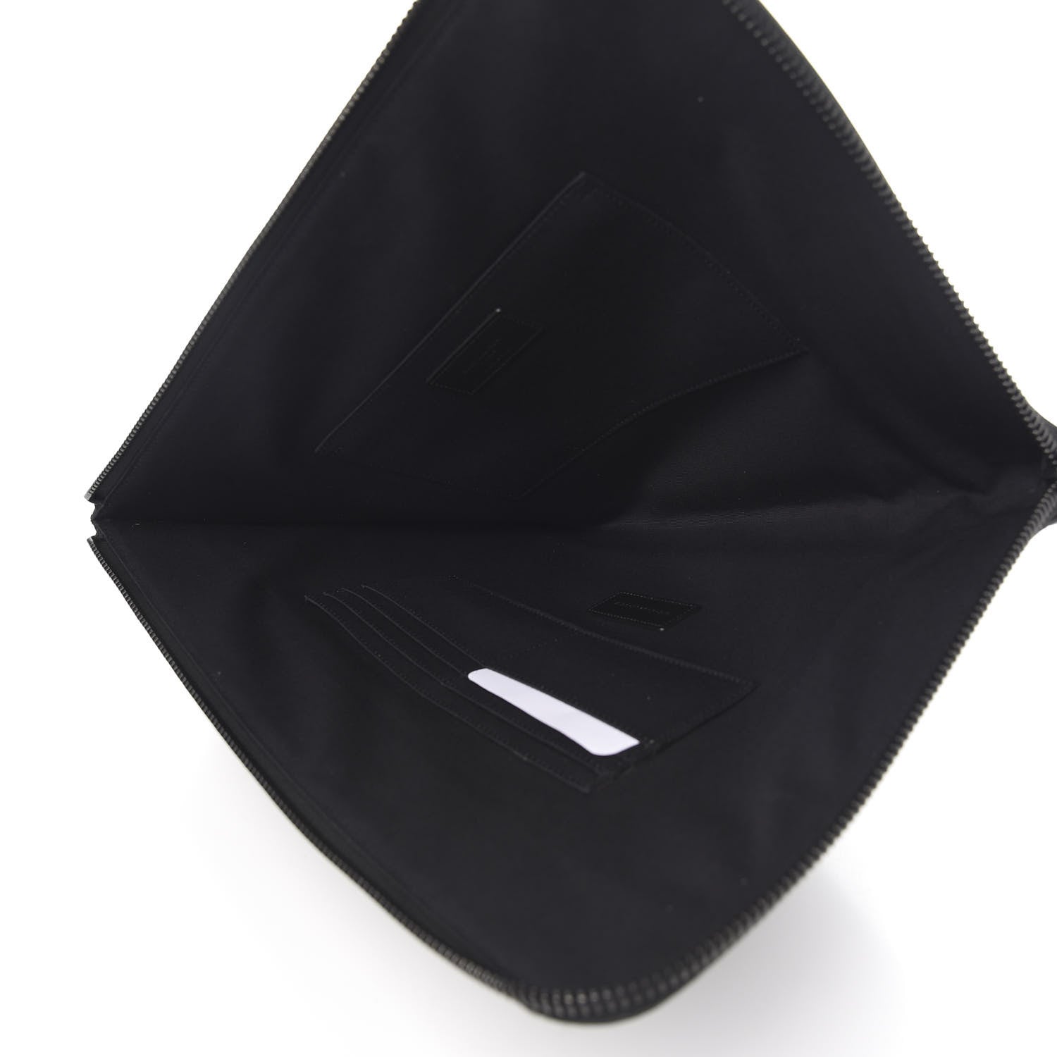 Saint Laurent Crocodile Embossed Calfskin Rider Document Holder Black 4 of 7