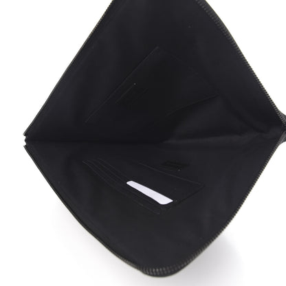 Saint Laurent Crocodile Embossed Calfskin Rider Document Holder Black 4 of 7