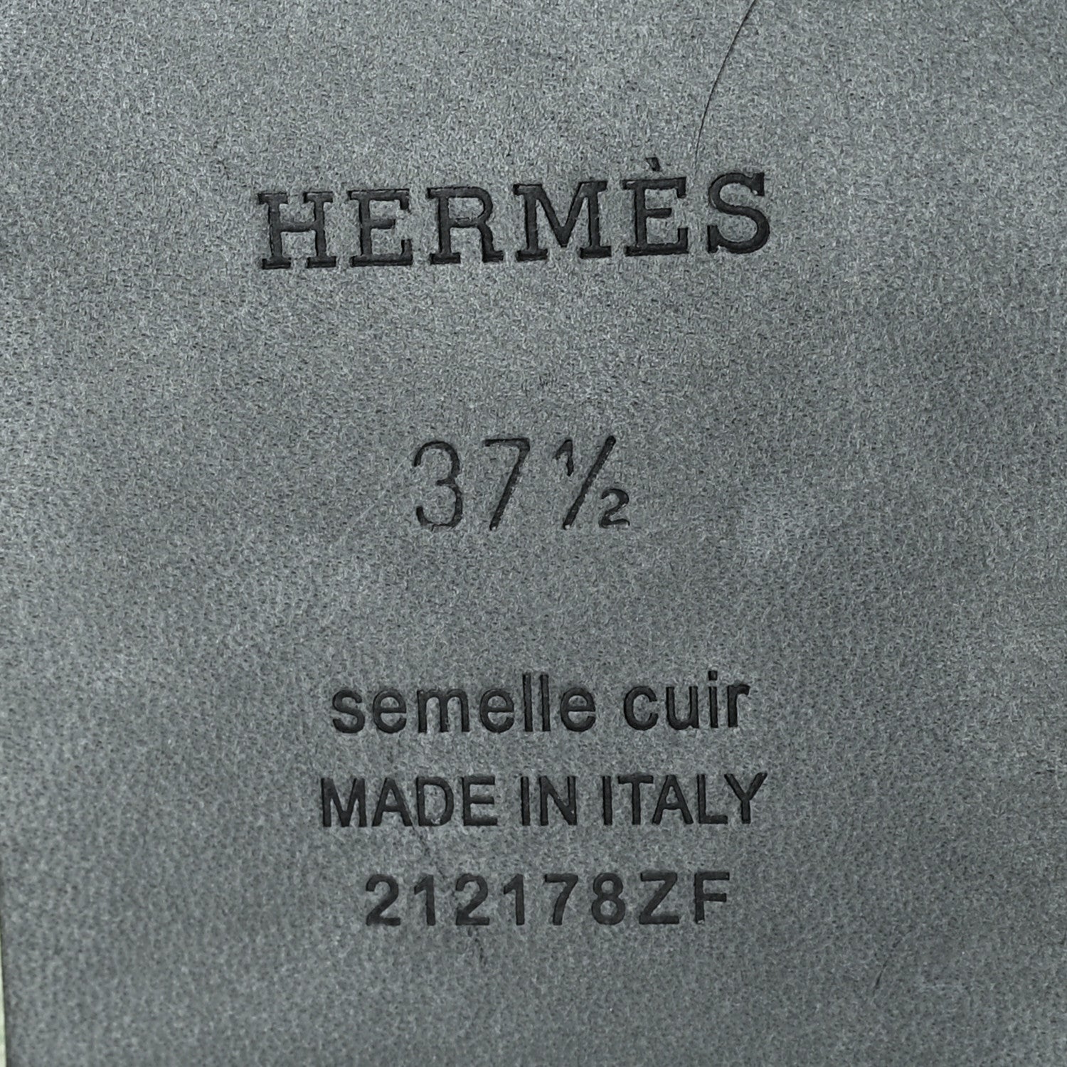 Hermes Woolskin Oran Sandals 37.5 Vert D’Eau 7 of 8