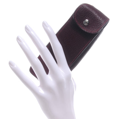 Hermes Chevre Mysore Accessory Case Raisin 2 of 8