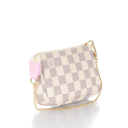 Louis Vuitton Damier Azur 2016 Christmas Animation Mini Pochette Accessories 3 of 7