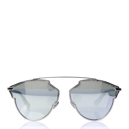 Christian Dior Studded So Real Sunglasses Silver White 2 of 4
