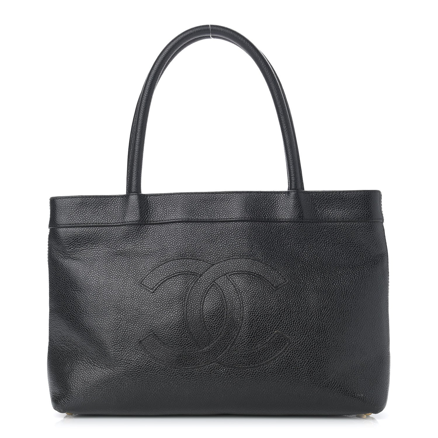 Chanel Caviar CC Timeless Tote Black 1 of 11
