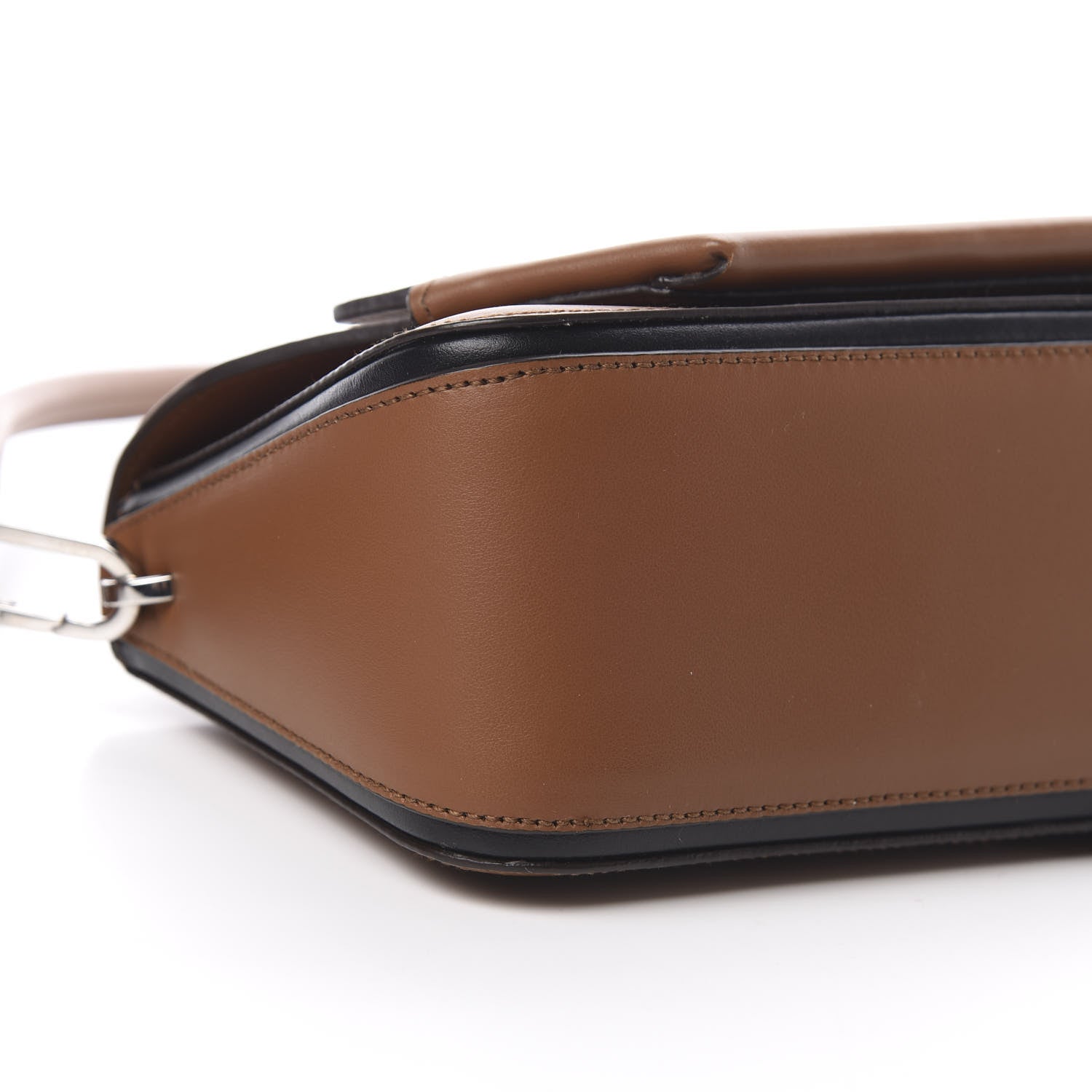 Prada City Calfskin Manuelle Shoulder Bag Cognac 9 of 10