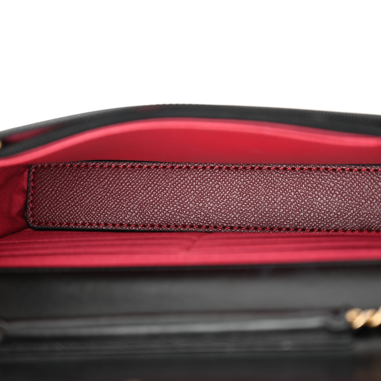 Chanel Lambskin Quilted Chain Around Wallet On Chain WOC Black 5 of 14
