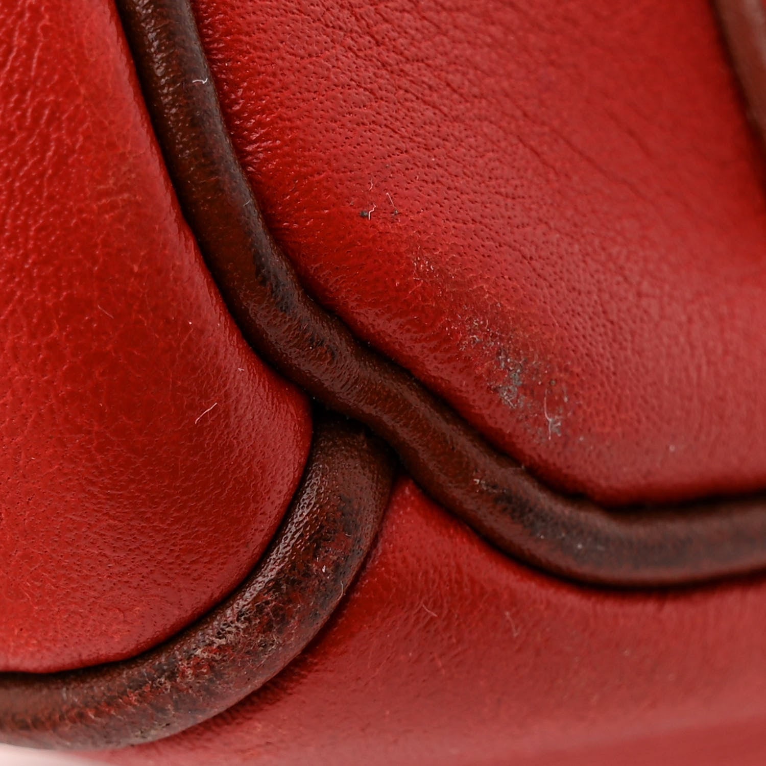 Hermes Swift Horseshoe Birkin 30 Rouge Vif Chocolate 16 of 17