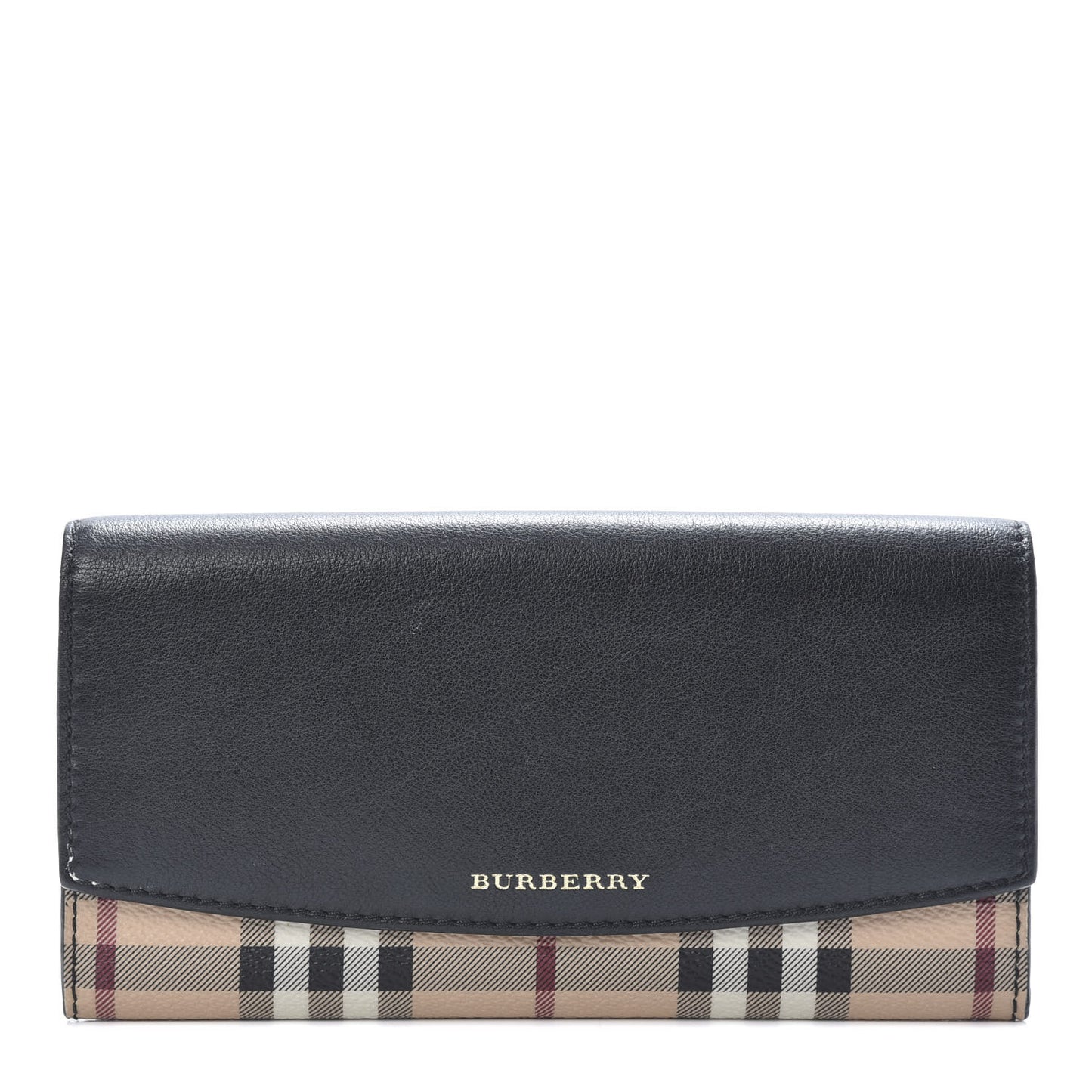 Calfskin Haymarket Check Henley Wallet Black