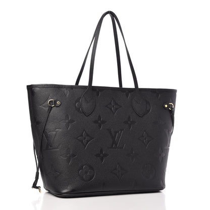 Louis Vuitton Empreinte Monogram Giant Neverfull MM Black 3 of 10