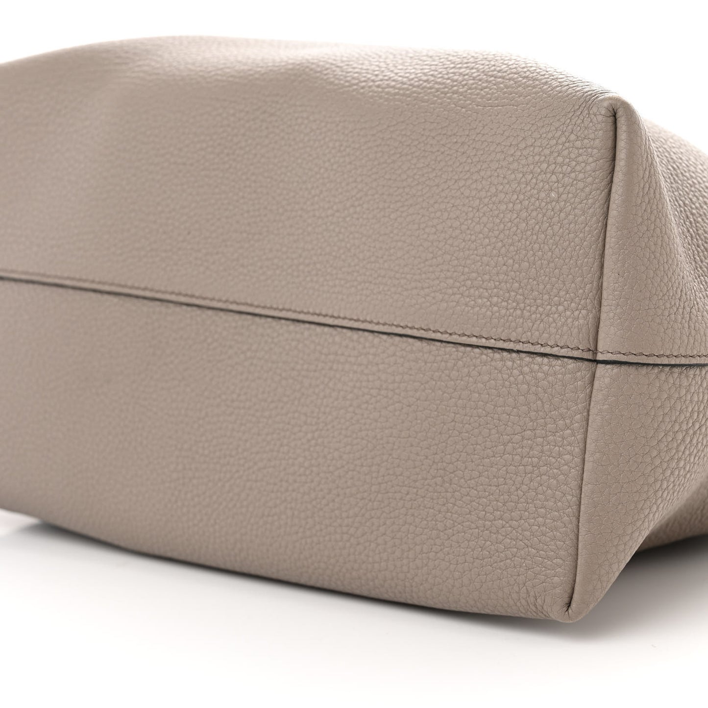 Vitello Daino Shopping Tote Argilla
