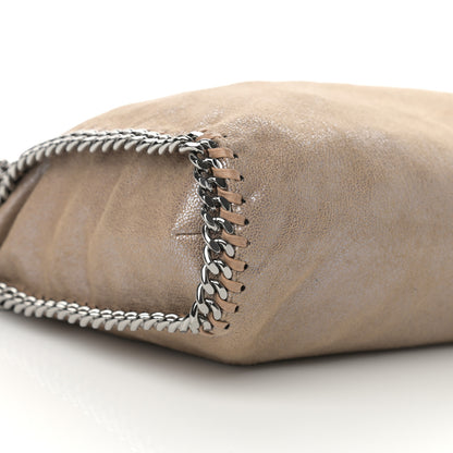 Stella McCartney Shaggy Deer Mini Falabella Fold Over Tote Beige 9 of 10