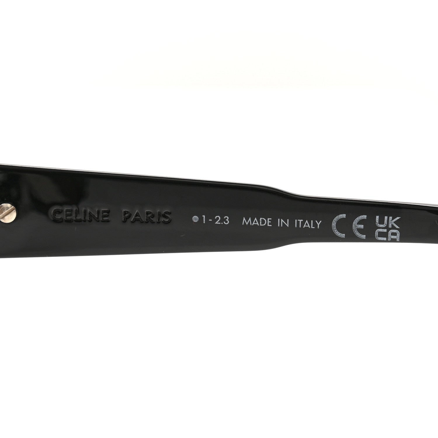 Celine Metal Monochrome Triomphe Sunglasses CL40281U Black Brown 5 of 7