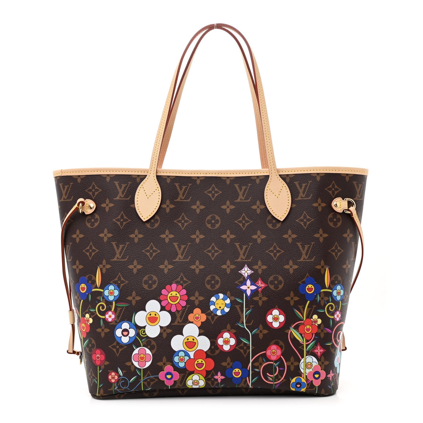 LV X TM Monogram Flowers Neverfull MM