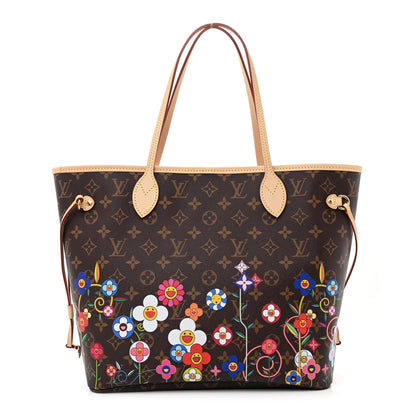 Louis Vuitton LV X TM Monogram Flowers Neverfull MM 1 of 10