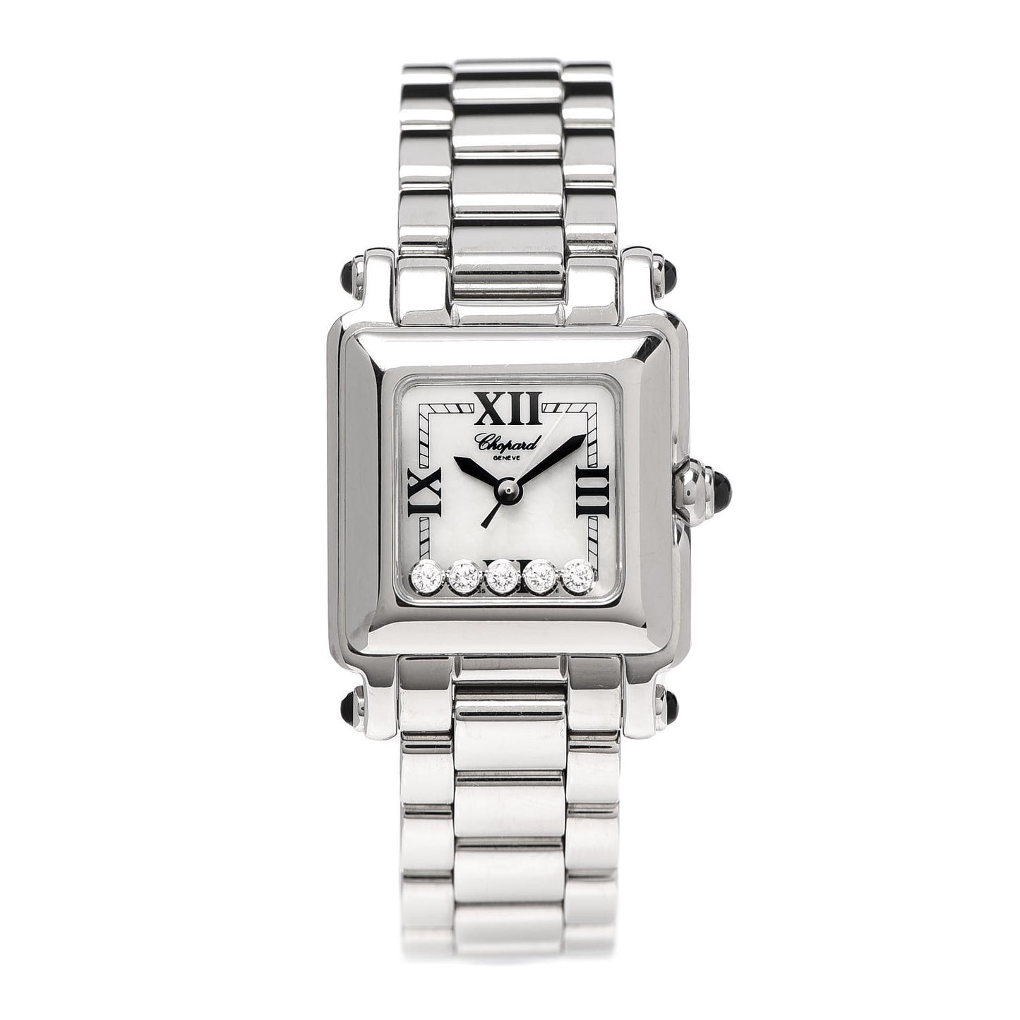 Stainless Steel 5 Diamond 23mm Happy Sport Quartz Watch