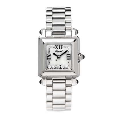 Chopard Stainless Steel 5 Diamond 23mm Happy Sport Quartz Watch 1 of 5