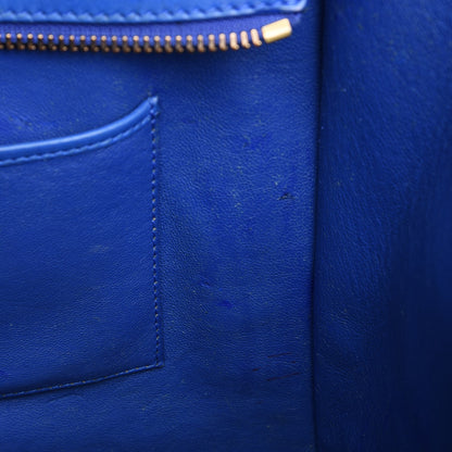 Celine Smooth Calfskin Mini Luggage Electric Blue 25 of 26