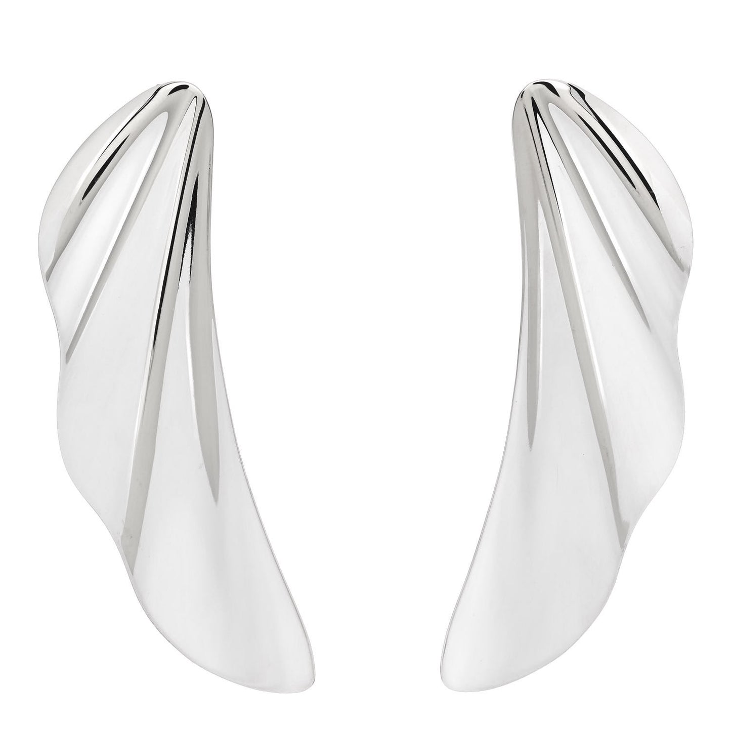 Sterling Silver High Tide Earrings