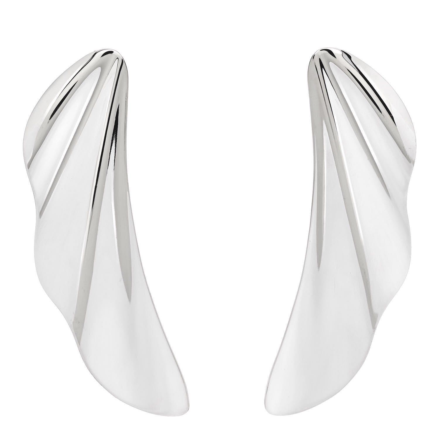 Tiffany Sterling Silver High Tide Earrings 1 of 4