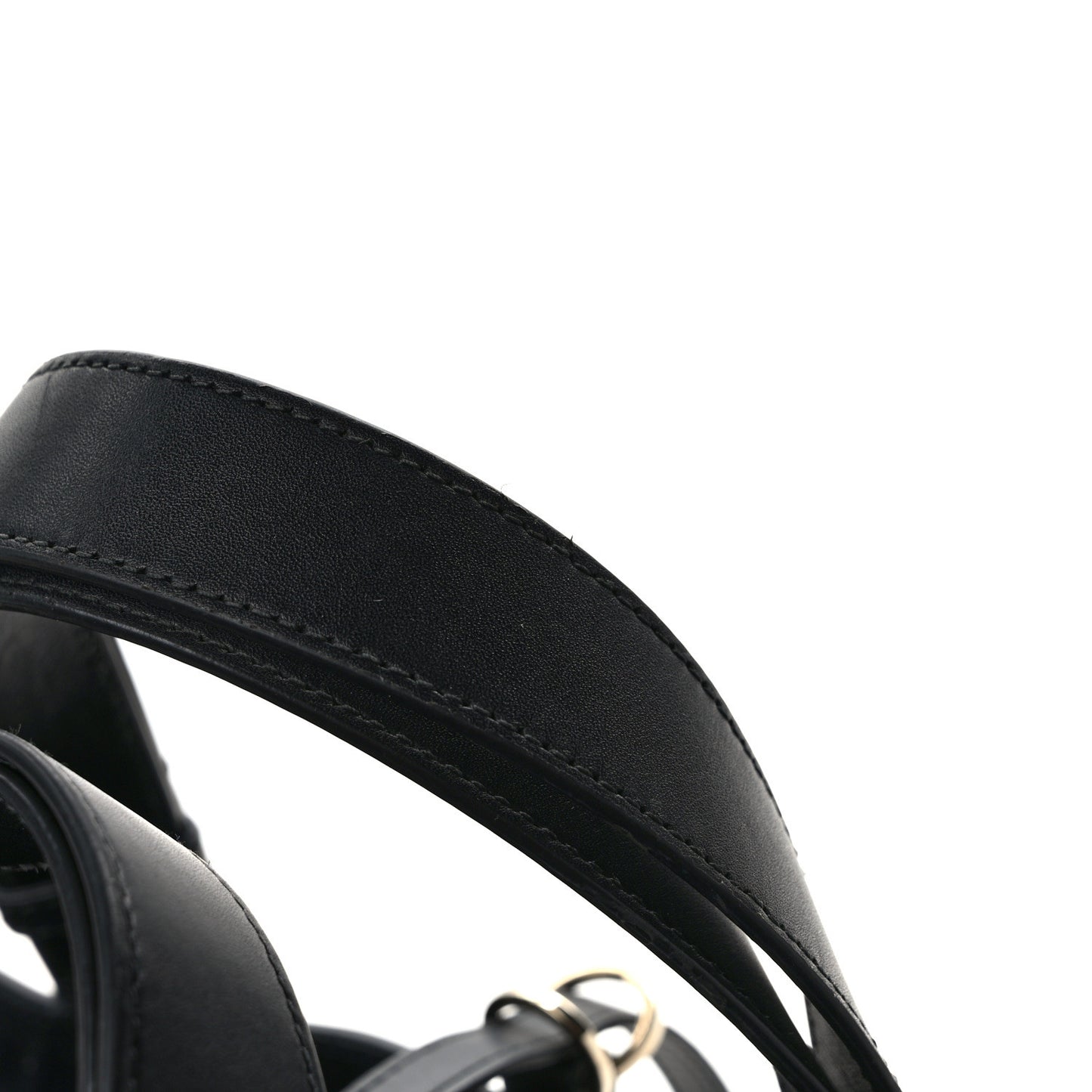 Calfskin Macrocannage Medium Toujours Black