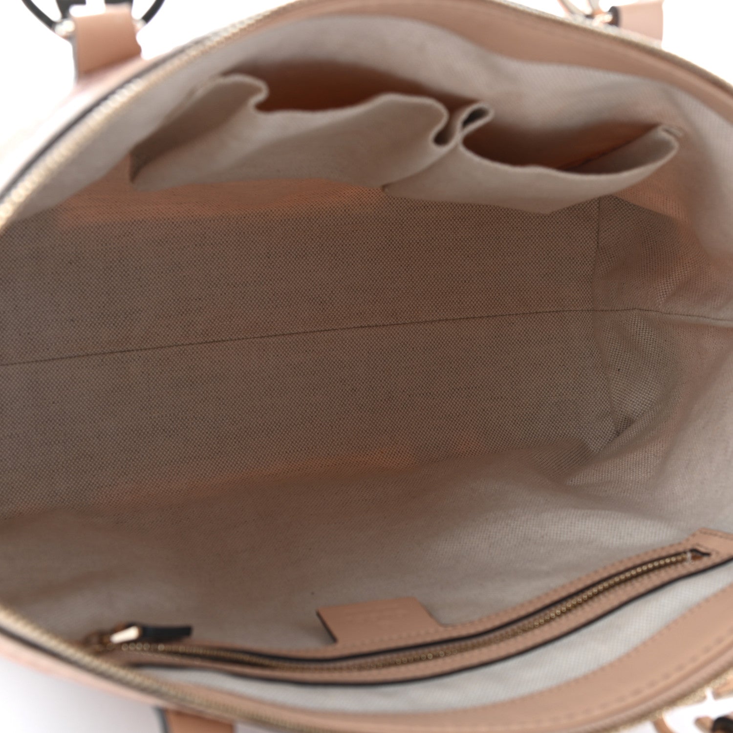 Gucci Metallic Monogram Small Lovely Heart Tote Pink 5 of 10