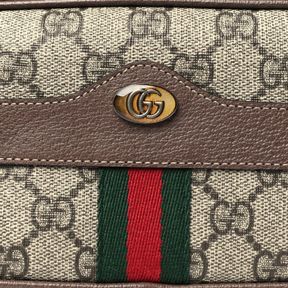 Gucci GG Supreme Monogram Web Mini Ophidia GG Bag Brown 8 of 11