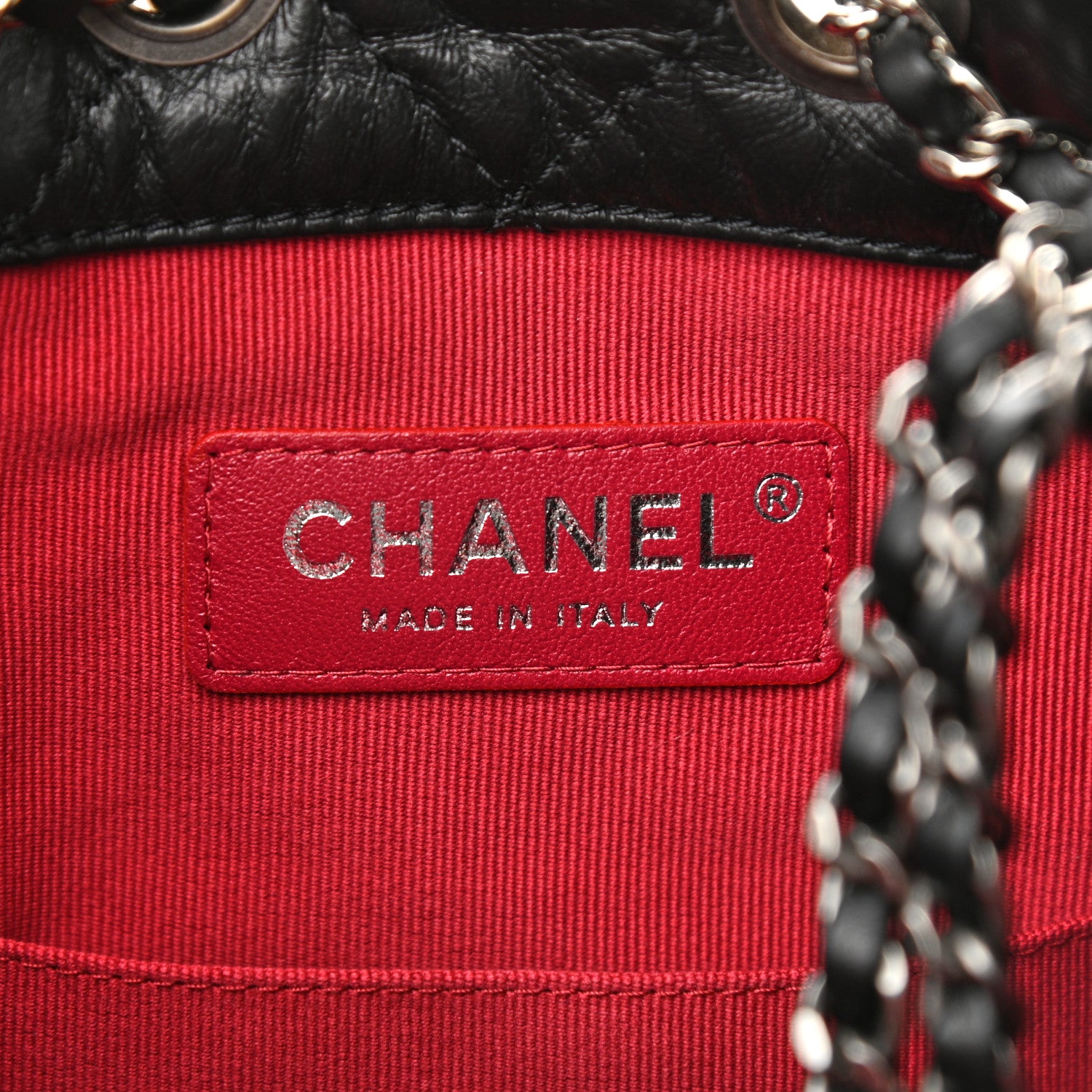 Chanel Aged Calfskin Quilted Small Gabrielle Backpack Black 8 of 12