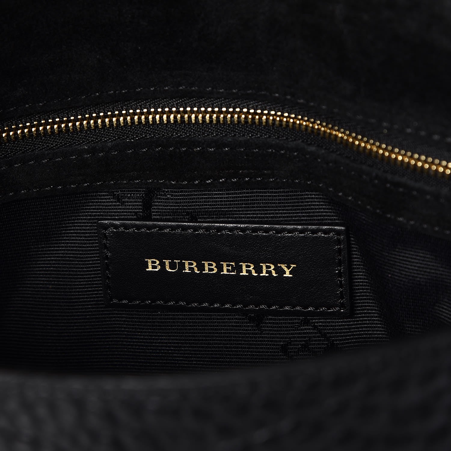 Burberry Signature Grain Medium Mildenhall Crossbody Bag Black 6 of 10