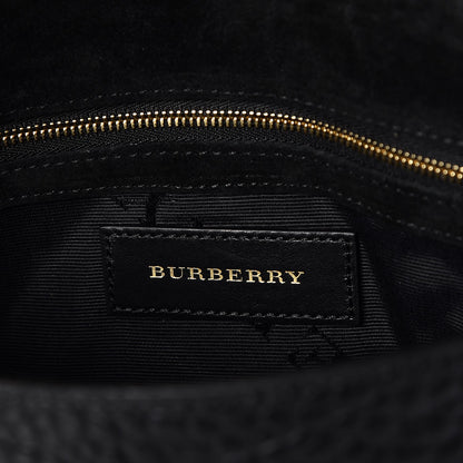 Burberry Signature Grain Medium Mildenhall Crossbody Bag Black 6 of 10
