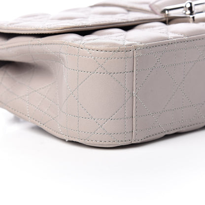 Christian Dior Lambskin Cannage Medium Miss Dior Flap Grey 9 of 15