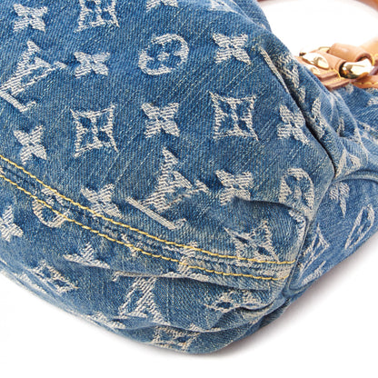 Louis Vuitton Monogram Denim Pleaty Blue 5 of 9