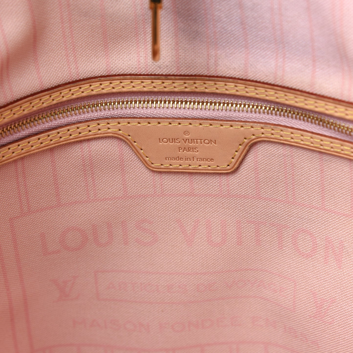 Damier Azur Neo Neverfull MM Rose Ballerine