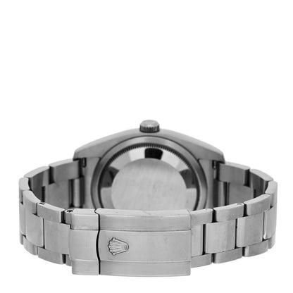 Rolex Stainless Steel 36mm Oyster Perpetual Datejust Watch Black Jubilee Roman 116200 3 of 4