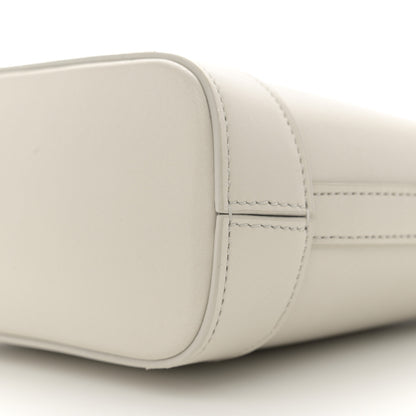 Celine Smooth Calfskin Small Cuir Triomphe Bucket Bag Light Stone 10 of 12