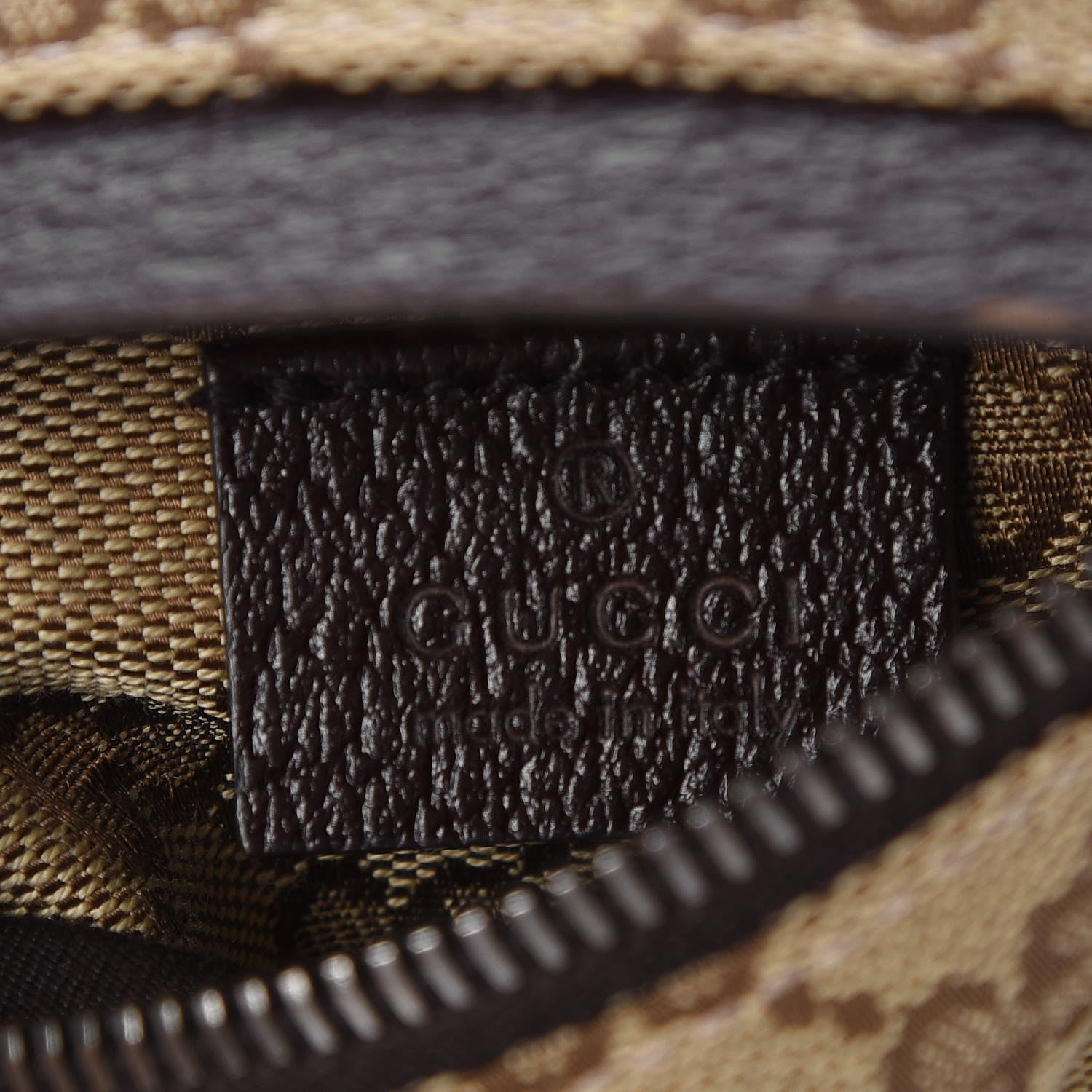 Gucci GG Monogram Web Double Pocket Belt Bag Dark Brown 5 of 9