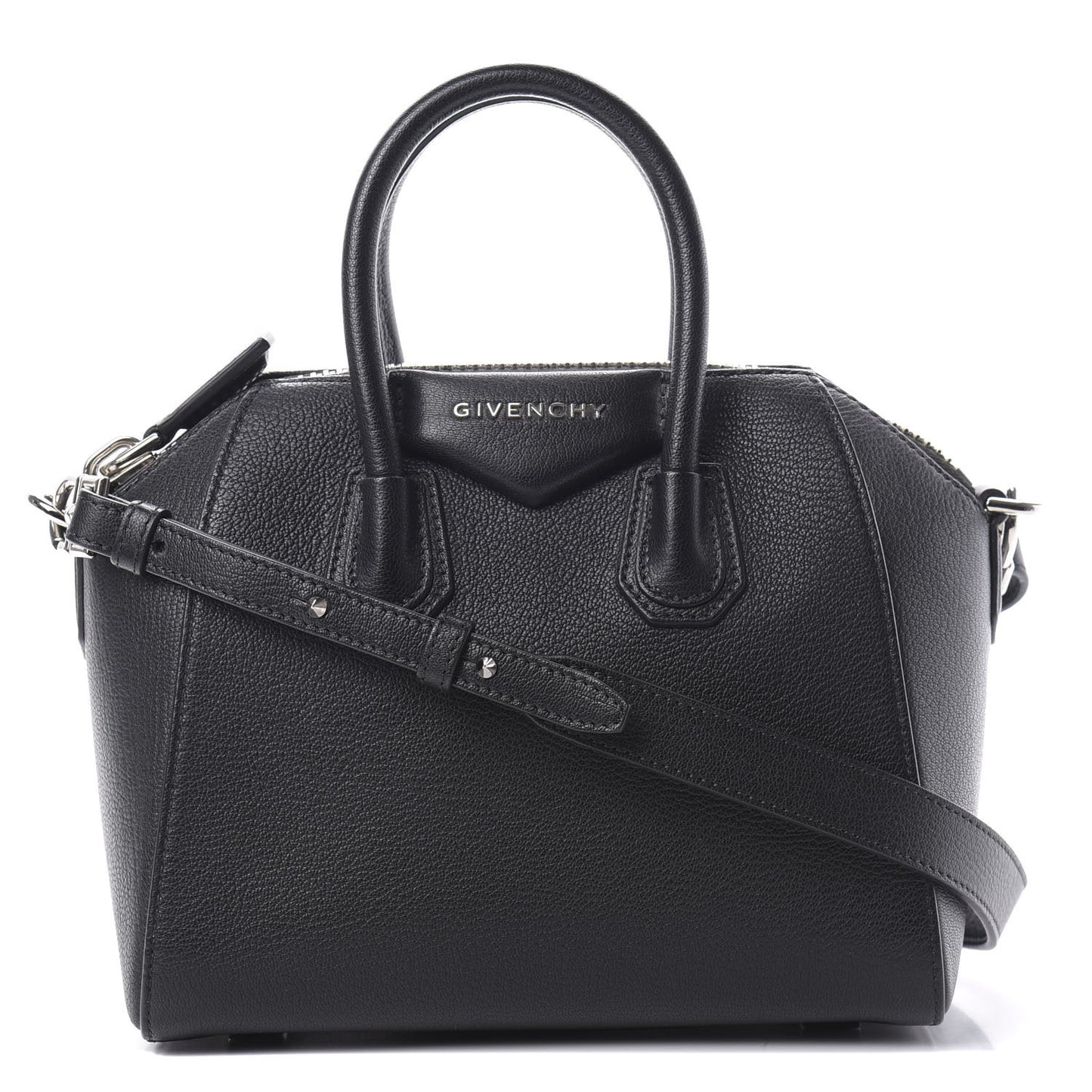 Sugar Goatskin Mini Antigona Black