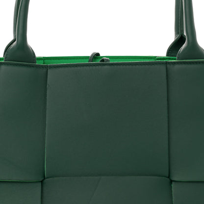 Bottega Veneta Calfskin Maxi Intrecciato Medium Arco Tote Raintree 8 of 10