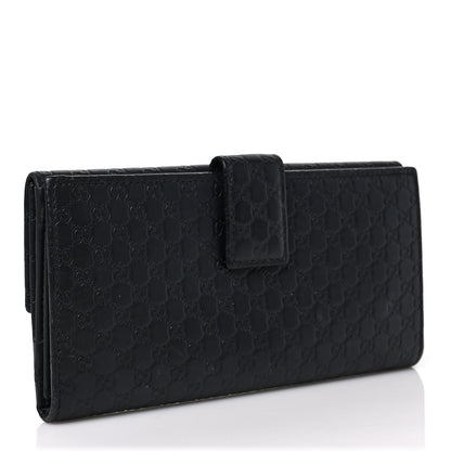 Gucci Microguccissima Continental Flap Wallet Black 3 of 9