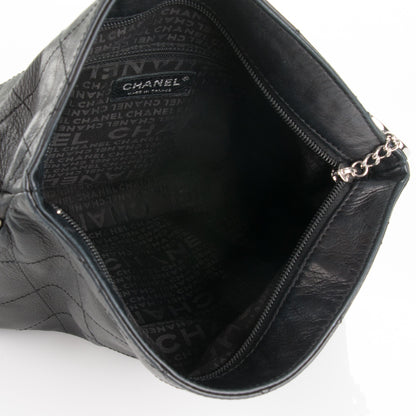 Chanel Lambskin Stitched Medium Ultimate Soft Tote Black 5 of 7