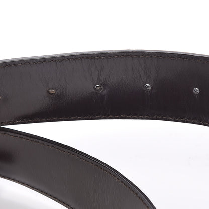 Gucci Guccissima Interlocking G Belt 100 40 Dark Brown 6 of 7