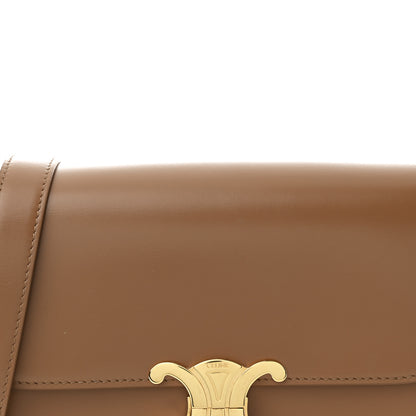 Celine Shiny Calfskin Medium Triomphe Bronze 9 of 12