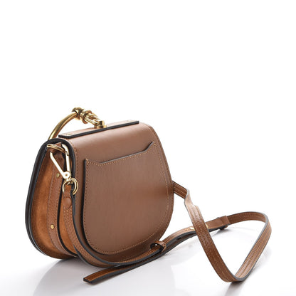 Chloe Calfskin Suede Small Nile Bracelet Bag Caramel 3 of 7