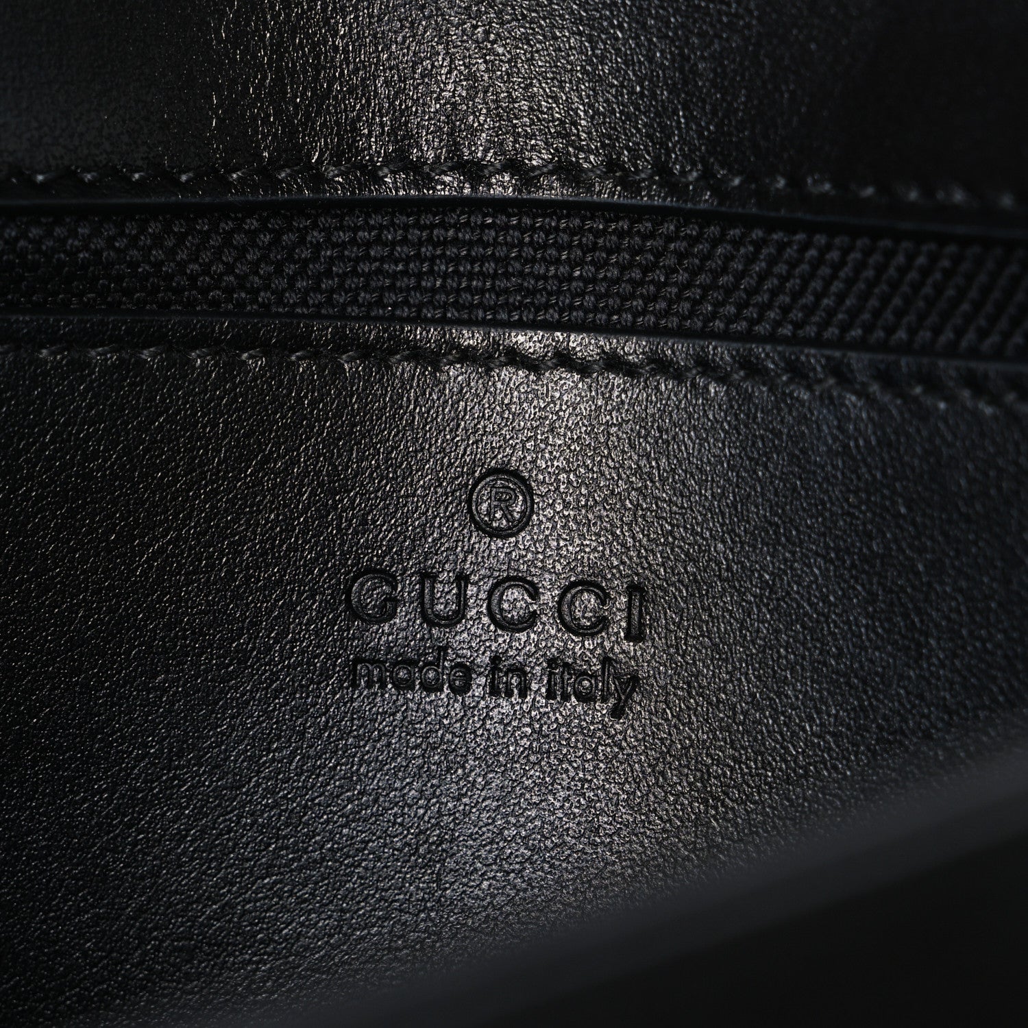 Gucci Calfskin Matelasse Monochrome Mini GG Marmont Shoulder Bag Black 6 of 12