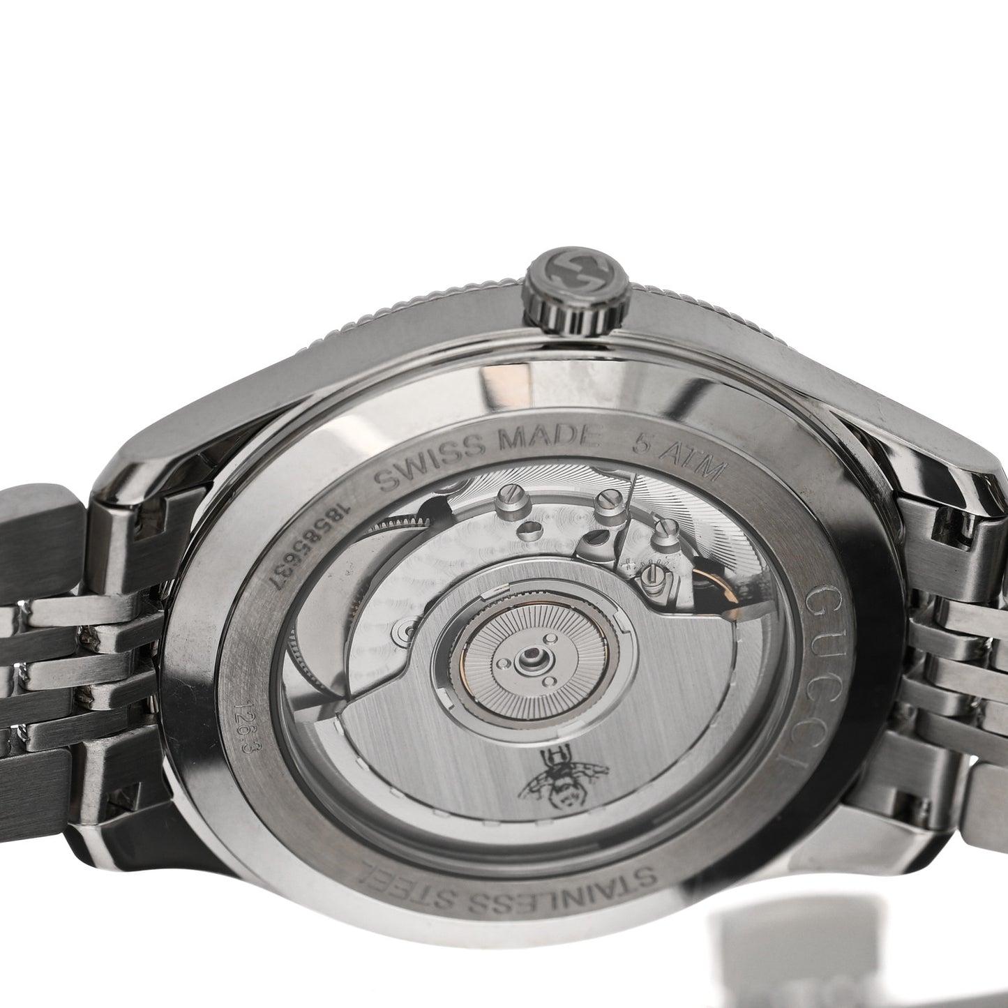Stainless Steel 40mm G-Timeless Charm Automatic Watch Black