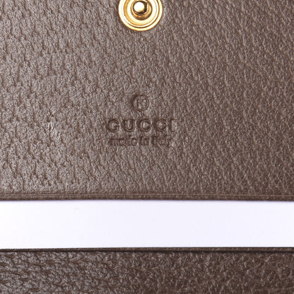 Gucci GG Supreme Monogram Web Ophidia Card Case Beige New Acero 6 of 8